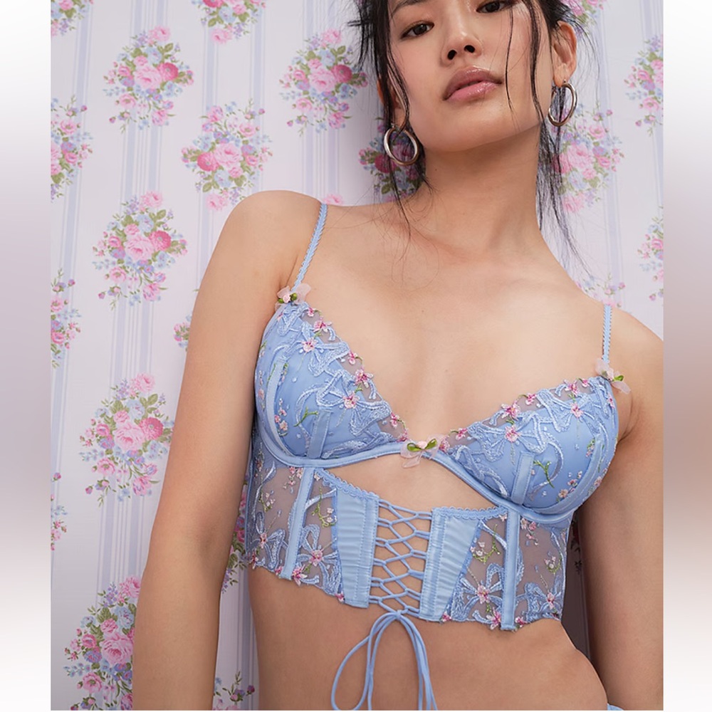 For Love & Lemons Bell Bow Bustier